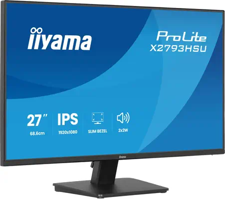 iiyama ProLite X2793HSU-B1 écran plat de PC 68,6 cm (27") 1920 x 1080 pixels Full HD LED Noir - Ecran Ordinateur - visuel 2