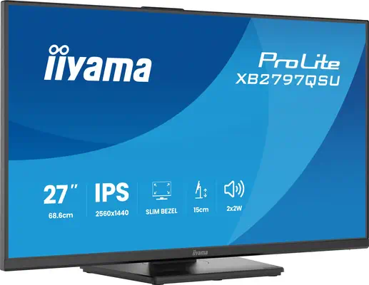 iiyama ProLite XB2797QSU-B1 écran plat de PC 68,6 cm (27") 2560 x 1440 pixels Quad HD LED Noir - Ecran Ordinateur - visuel 7