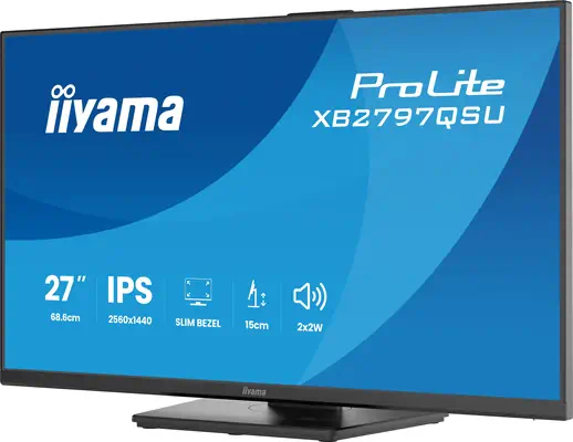 iiyama ProLite XB2797QSU-B1 écran plat de PC 68,6 cm (27") 2560 x 1440 pixels Quad HD LED Noir - Ecran Ordinateur - visuel 10