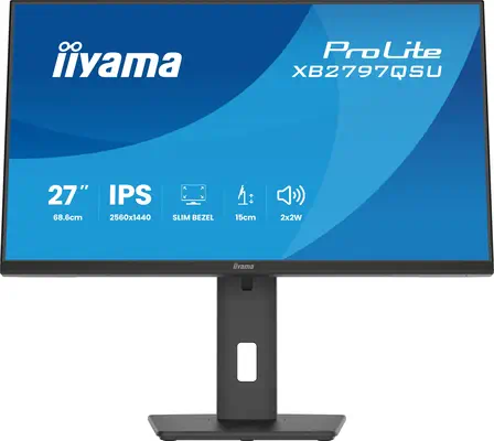 iiyama ProLite XB2797QSU-B1 écran plat de PC 68,6 cm (27") 2560 x 1440 pixels Quad HD LED Noir - Ecran Ordinateur - visuel 3