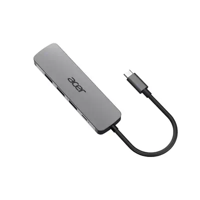Acer 5in1 Type C Dongle Avec fil USB 3.2 Gen 1 (3.1 Gen 1) Type-C Argent - Station d'accueil pour portable - visuel 1