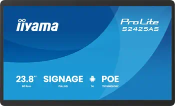 iiyama ProLite S2425AS-B1P Écran plat de signalisation numérique 60,5 cm (23.8") LCD Wifi 500 cd/m²  avis