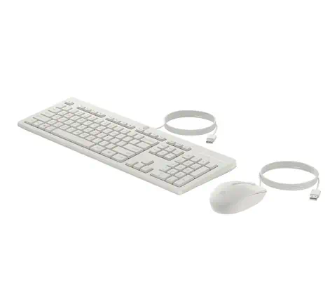 HP INC. clavier Souris incluse Bureau USB Blanc - visuel 6