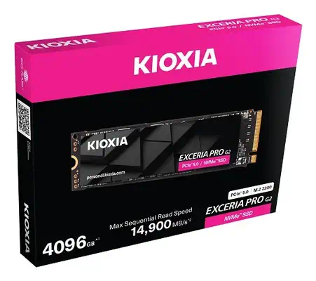Kioxia Exceria PRO G2 1 To M.2 PCI Express 5.0 NVMe BiCS FLASH TLC - Disque dur SSD - visuel 5