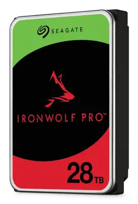 Seagate IronWolf Pro ST28000NT000 disque dur 28 To 7200 tr/min 512 Mo 3.5" Série ATA III - Disque dur Interne - visuel 2