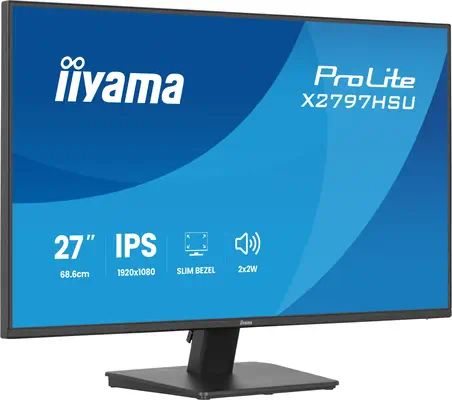 iiyama ProLite X2797HSU-B1 écran plat de PC 68,6 cm (27") 1920 x 1080 pixels Full HD LED Noir - Ecran Ordinateur - visuel 4