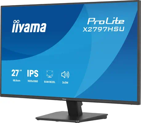 iiyama ProLite X2797HSU-B1 écran plat de PC 68,6 cm (27") 1920 x 1080 pixels Full HD LED Noir - Ecran Ordinateur - visuel 5