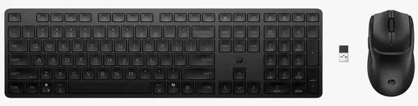 Ensemble clavier et souris hybride multi-appareils HP 495C - Pack Clavier, souris - visuel 1