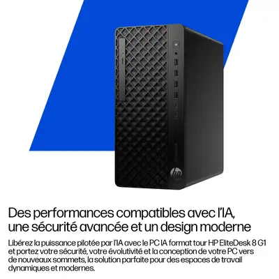 EliteDesk 8 Tower G1i Desktop AI PC - HP - Unité Centrale - visuel 5