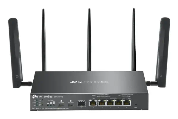 TP-Link Omada ER706WP-4G routeur sans fil Gigabit Ethernet Bi-bande (2,4 GHz / 5 GHz) Noir - Routeur - visuel 1