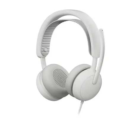 Logitech 981-001617 casque Avec fil Arceau Appels/Musique USB Type-C / USB Type-A Blanc - Casque Micro - visuel 2