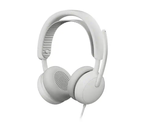 Logitech 981-001617 casque Avec fil Arceau Appels/Musique USB Type-C / USB Type-A Blanc - Clavier - visuel 1