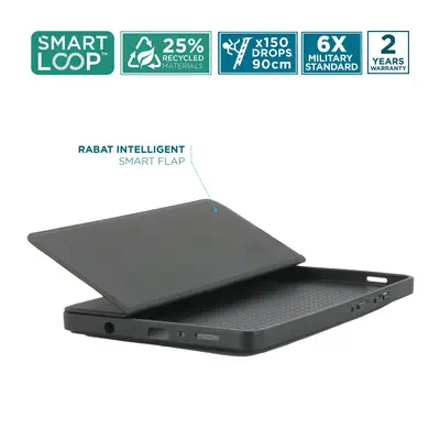 Mobilis 068022 étui pour tablette 22,1 cm (8.7") Folio porte carte Noir - Sacoche & Housse - visuel 3