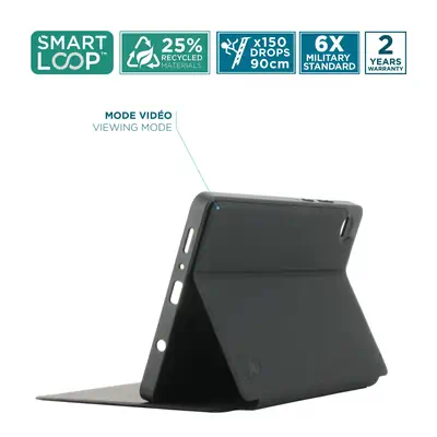 Mobilis 068022 étui pour tablette 22,1 cm (8.7") Folio porte carte Noir - Sacoche & Housse - visuel 4