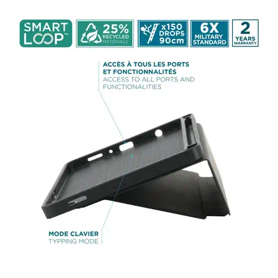 Mobilis 068022 étui pour tablette 22,1 cm (8.7") Folio porte carte Noir - Sacoche & Housse - visuel 2