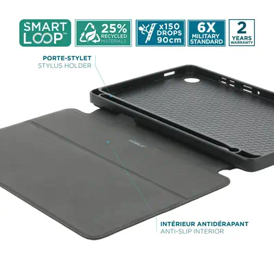 Mobilis 068022 étui pour tablette 22,1 cm (8.7") Folio porte carte Noir - Sacoche & Housse - visuel 7