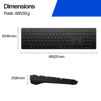 Clavier hybride multi-appareil HP 495K - visuel 4