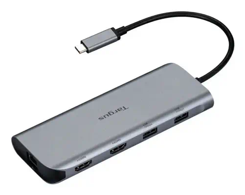 Targus DOCK427GL station d'accueil Avec fil USB 3.2 Gen 2 (3.1 Gen 2) Type-C Gris - Station d'accueil pour portable - visuel 7