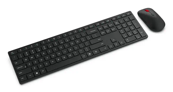 Lenovo 4X31S04810 clavier Souris incluse Bureau RF sans fil + Bluetooth Français Noir - Pack Clavier, souris - visuel 7