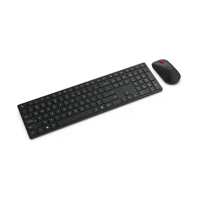 Lenovo 4X31S04810 clavier Souris incluse Bureau RF sans fil + Bluetooth Français Noir - Pack Clavier, souris - visuel 2