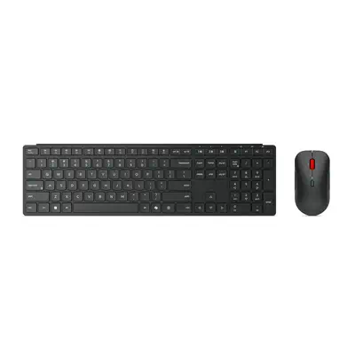 Lenovo 4X31S04810 clavier Souris incluse Bureau RF sans fil + Bluetooth Français Noir - Pack Clavier, souris - visuel 1