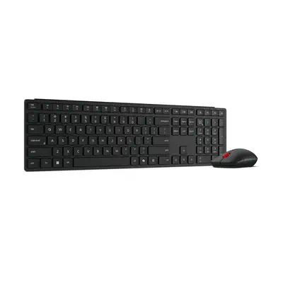 Lenovo 4X31S04810 clavier Souris incluse Bureau RF sans fil + Bluetooth Français Noir - Pack Clavier, souris - visuel 5