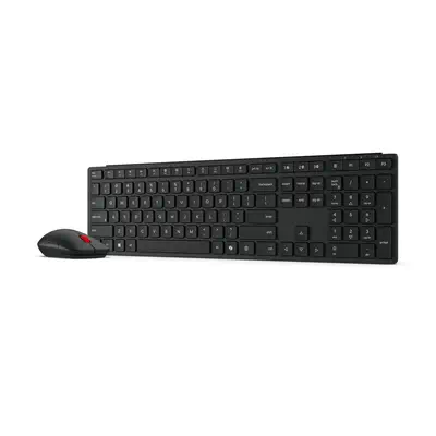 Lenovo 4X31S04810 clavier Souris incluse Bureau RF sans fil + Bluetooth Français Noir - Pack Clavier, souris - visuel 4