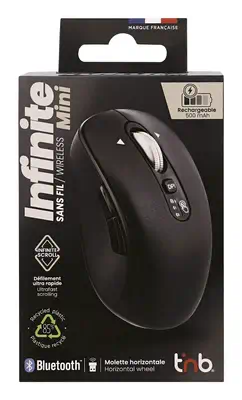 T'nB MWINFINITEMN souris Universel Droitier Bluetooth + USB Type-A Optique 4800 DPI - T'NB - Souris - visuel 5