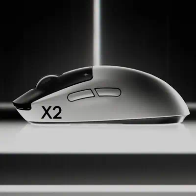 Logitech G PRO X2 SUPERSTRIKE souris Gaming Droitier RF Wireless + USB Type-C Optique 44000 DPI - Souris - visuel 2