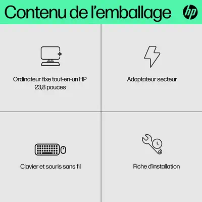 All-in-One 24-cr0090nf PC - HP - Ordinateur tout en un - visuel 5