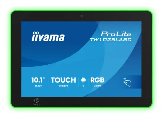 iiyama ProLite TW1025LASC-B3PNR écran plat de PC 25,6 cm (10.1") 1280 x 800 pixels WXGA LED Écran ta - Ecran Ordinateur - visuel 2
