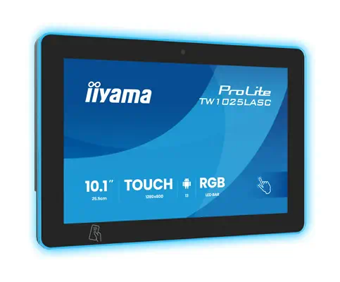 iiyama ProLite TW1025LASC-B3PNR écran plat de PC 25,6 cm (10.1") 1280 x 800 pixels WXGA LED Écran ta - Ecran Ordinateur - visuel 1