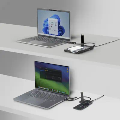 Adaptateur USB-C/USB-A vers M.2 NVMe et SATA 2,5"/3,5", 10 Gbps, Lecteur de Disque dur SSD Externe S - StarTech - Accessoire Stockage - visuel 5