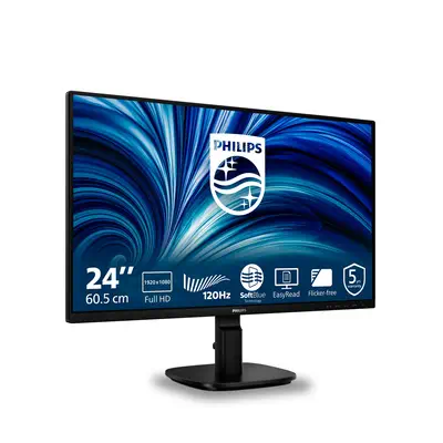 Philips 2000 series 24B2N2200/00 écran plat de PC 60,5 cm (23.8") 1920 x 1080 pixels Full HD LCD Noi - Ecran Ordinateur - visuel 2