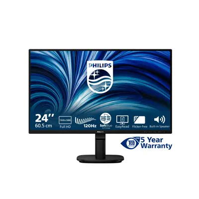 Philips 2000 series 24B2N2200/00 écran plat de PC 60,5 cm (23.8") 1920 x 1080 pixels Full HD LCD Noi - Ecran Ordinateur - visuel 3