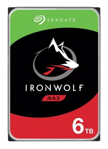 Revendeur officiel SEAGATE NAS HDD 6To IronWolf 5400rpm 6Gb/s SATA 256Mo cache 3.5p 24x7