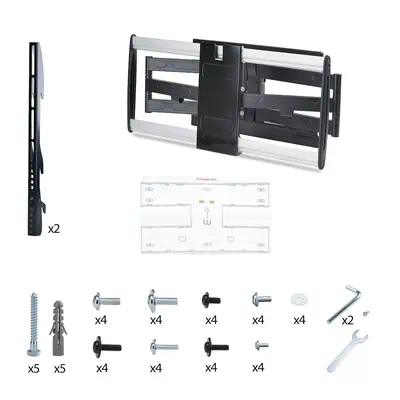 Support Mural Articulé Ultra Fin pour Téléviseurs à Écran Plat Jusqu'à 65" et 45kg, VESA 600x400, Co - StarTech - Accessoire ENI, TBI et VPI - visuel 8