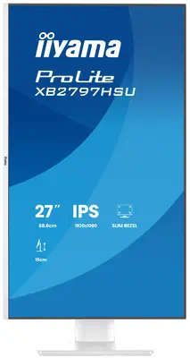 iiyama ProLite XB2797HSU-W1 écran plat de PC 68,6 cm (27") 1920 x 1080 pixels Full HD LED Blanc - Ecran Ordinateur - visuel 4