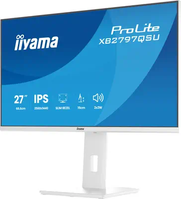 iiyama ProLite XB2797QSU-W1 écran plat de PC 68,6 cm (27") 2560 x 1440 pixels Quad HD LED Blanc - Ecran Ordinateur - visuel 10