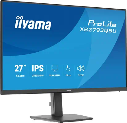 iiyama ProLite XB2793QSU-B1 écran plat de PC 68,6 cm (27") 2560 x 1440 pixels Quad HD LED Noir - Ecran Ordinateur - visuel 5