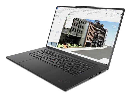 Lenovo ThinkPad P1 Gen 8 Intel Core Ultra 7 255H Station de travail mobile 40,6 cm (16") WUXGA 32 Go - Station de Travail Mobile - visuel 4