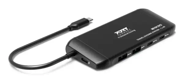 Station d'accueil mobile 1 X 4K USB-C 7 périphériques 100W - Port Designs - Station d'accueil pour portable - visuel 1