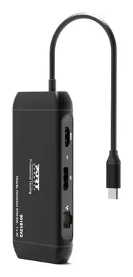 Station d'accueil mobile 1 X 4K USB-C 7 périphériques 100W - Port Designs - Station d'accueil pour portable - visuel 4