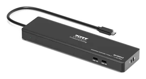 Station d'accueil mobile 1 X 4K USB-C 9 périphériques 100W - Port Designs - Station d'accueil pour portable - visuel 2