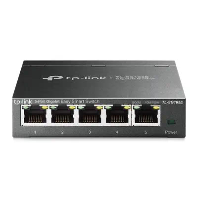 TP-Link TL-SG105E commutateur réseau Géré L2 Gigabit Ethernet (10/100/1000) Noir - Switchs et Hubs - visuel 1