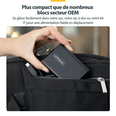 StarTech.com 165LE-USB-C-CHARGER adaptateur de puissance & onduleur Intérieure 65 W Noir - Chargeur et alimentation - visuel 10