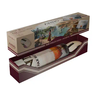 Souris sans fil FLEX MOUSE avec joystick 3D et tapis de souris – Édition Anno 117 : Pax Romana - Lexip - Pack Clavier, souris - visuel 9