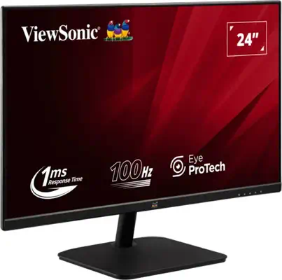 Viewsonic Value Series VA2432-MHD-3 écran plat de PC 61 cm (24") 1920 x 1080 pixels Full HD LED Noir - Ecran Ordinateur - visuel 2
