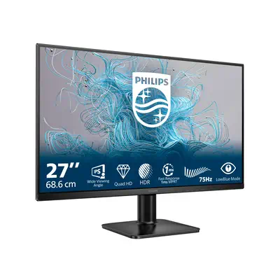 Philips 1000 series 27E2N1500L/00 écran plat de PC 68,6 cm (27") 2560 x 1440 pixels Quad HD LED Noir - Ecran Ordinateur - visuel 2
