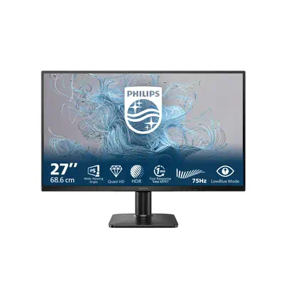 Philips 1000 series 27E2N1500L/00 écran plat de PC 68,6 cm (27") 2560 x 1440 pixels Quad HD LED Noir - Ecran Ordinateur - visuel 1